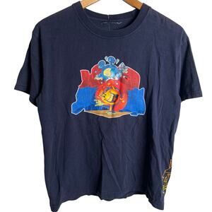 Vintage World Industries Skateboard Blue T-shirt Size Small